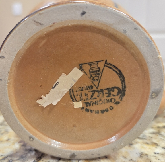 Gerz Vintage Original Football Shaped Beer Stein Mug W Germany 7 In - Picture 12 of 13